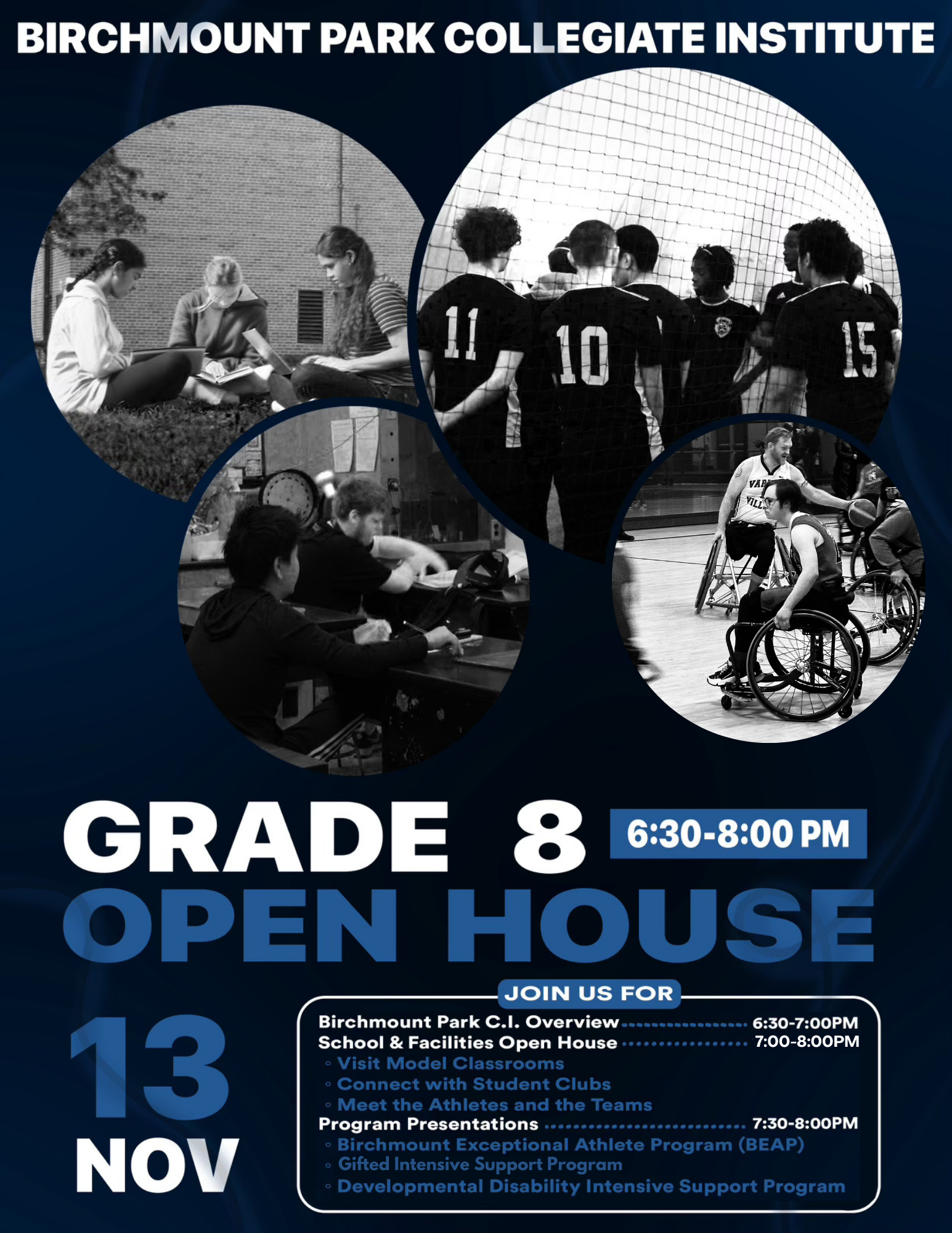 BPCI Grade 8 Open House